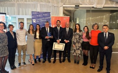 Premio al despacho del año otorgado por el Colegio de Economistas de Cataluña a MESTRE ECONOMISTES /ETL GLOBAL ADD